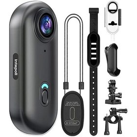 Resim Mini Wıfı Aksiyon Kamerası 1080p Taşınabilir Vücut Kamerası Giyilebilir Video Kaydedici Ipx7 Su Geçi 