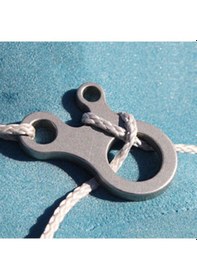 Resim Yuntech01 Çelik Çok Amaçlı Dış Mekan İp Düğme Aracı - Hafif, Dayanıklı, 3 Delikli Taşıma Yardımı 