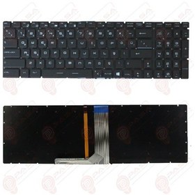 Resim MSI Uyumlu GS70 2QE-252TR Klavye Tuş Takımı Işıklı Siyah Türkçe 