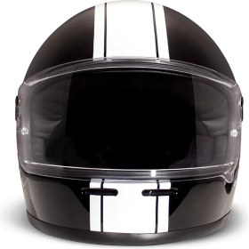 Resim DMD Fullface Rivale 06 Racing Black Kapalı Motosiklet Kaskı 