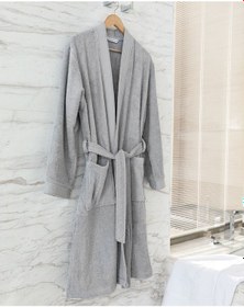 Resim Madame Coco Ryella Kimono Unisex Bornoz 1kborn0100gri 