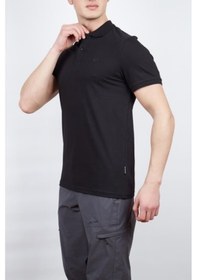 Resim Alpinist Stratus Erkek Polo T-Shirt Siyah 