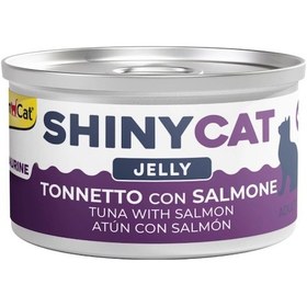 Resim Gimcat Shinycat Sos İçinde Jelly Somonlu Ve Ton Balıklı Kedi Konserve Maması 70 Gr 