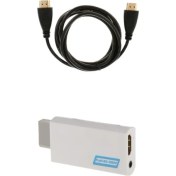Resim Kablo + 3.5mm Av Dönüştürücü Adaptörü 1080P Hd Wii Için Yükseltme 