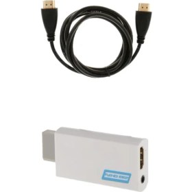 Resim Kablo + 3.5mm Av Dönüştürücü Adaptörü 1080P Hd Wii Için Yükseltme 