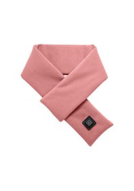 Resim Neevoyu Isıtıcı Atkı Kışlık Isınabilir Atkı 37-55 C Sıcaklık Kontrolü Pamuklu Usb Şarjlı Isıtıcı Atkı Pembe Pembe 