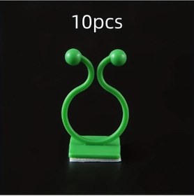 Resim Xuweiwei Yeşil Bitki Tırmanma Kancası, 10lu Set Sağlıklı Büyüme İçin Bahçe Klipsi 