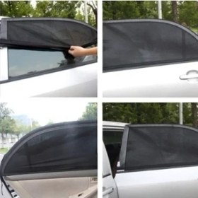 Resim Universal Oto Yan Cam Perdesi Sineklik (2 Adet) 