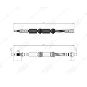 Resim SVAC 10-223 Fren Hortumu Ön Porsche Cayenne 07-10 Touareg 05-10 