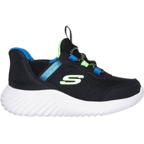 Resim Skechers Bounder Briskburst Erkek Çocuk Siyah Günlük Ayakkabı 