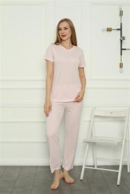 Resim Akbeniz Anne Kız Aile Penye Pijama Takım Ayrı Ayrı Satılır. Fiyatları Farklıdır 50107 Pembe 