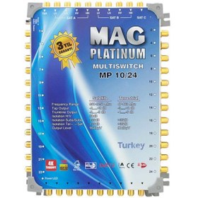 Resim MAGNESİA 10*24 KASKATLI UYDU SANTRALİ MAG PLATINUM 