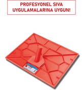 Resim mikudesign Dekor 076 Sıvacı Küreği | 36x44 cm, Hafif ve Dayanıklı Plastik Gövde, Ergonomik Sap 