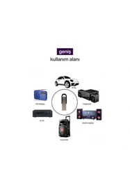 Resim Epilons Araç Teyp Bluetooth Çevirici Usb Dönüştürücü 