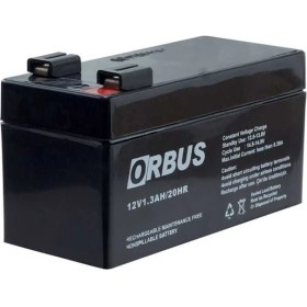 Resim Orbus 12V 1.3AH Bakımsız Tip Kuru Akü 
