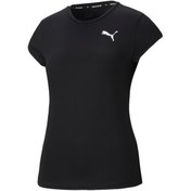 Resim Puma Active Kadın Siyah Günlük T-shirt 