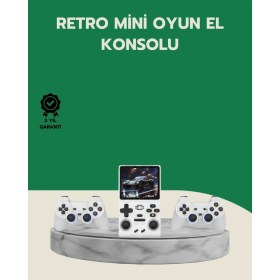Resim Mossem 10.000 Oyunlu Taşınabilir Oyun Konsolu HDMI Çıkışlı 