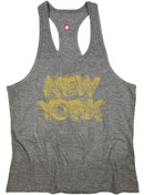 Resim BLUU Newyorkstr Fitness Gym Tank Top Sporcu Atleti 