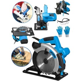 Resim Dragro DRG-4200TSTR 4200 W Lazerli Bakir Sargili Metal Şanzıman Daire Testere Mavi 