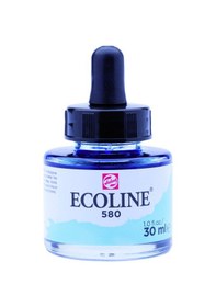 Resim Talens Ecoline Sıvı Suluboya 30ml - Pastel Blue 580 