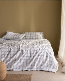 Resim Madame Coco Aluin King Size Ranforce Baskılı Nevresim Takımı Nt0000000312 Gri 