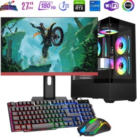Resim i7 13700F 16GB DDR4 1TB m2 8GB RTX4060 27\ 180Hz Monitörlü Oyun Bilgisayarı 