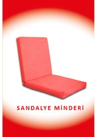 Resim Dekosoy Sandalye Minderi 90cmx45cm Kırmızı 