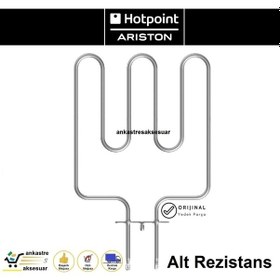 Resim Hotpoint Ariston Uyumlu Fırın Alt Rezistans Isıtıcı / C00310551 - 414120152 