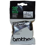 Resim Brother Tonersepeti Brother M-931 Gümüş Üzerine Siyah P-Touch Etiket 12mm - PT-55 / PT-60 / PT-80 