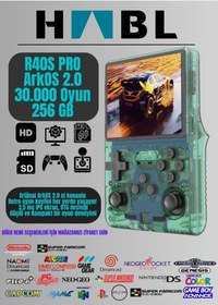 Resim Retro Arcade R40S Pro Arkos 2.0 +30.000 Oyunlu El Konsolu 256 GB 