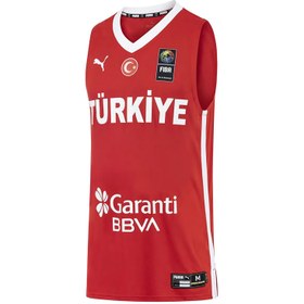 Resim Puma Basketbol Formalar TURKEY V NECK GAME JERSEY 