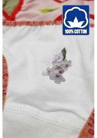 Resim Uniquetrenders Kız Çocuk %100 Pamuklu 12'li Külot Renklı 
