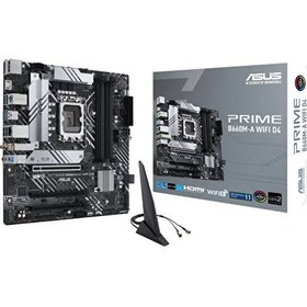 Resim ASUS PRIME B660M-A WIFI D4 DDR4 5333MHZ 2XHDMI 1XDP 2XM.2 USB 3.2 MATX 1700P (12. VE 13.NESİL İŞLEMCİ UYUMLU) AA203ASU0030