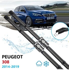 Resim Peugeot 308 Ön Cam Muz Silecek Takımı 2014-2019 