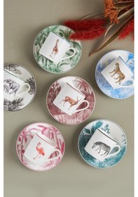 Resim Karaca Jungle 6 Kişilik Kahve Fincanı 