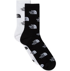 Resim The North Face Everyday Cre Kadın Çorap Logo - 2p Nf0a8brbky41 Siyah-Gri 