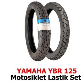 Resim Yamaha Ybr 125 Motosiklet Lastik Seti 275-18 Tt Ve 90/90-18 Tl 
