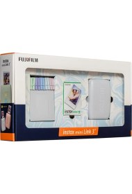 Resim Instax Mini Link 3 Beyaz Akıllı Telefon Yazıcısı Bundle Box 
