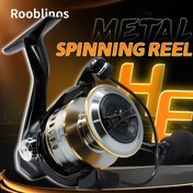Resim 1 adet Rooblinos HE EVA Döner Balıkçılık Makarası - Taşınabilir Katlanabilir Sap, Metal Çekiş Sistemi, Tuzlu ve Tatlı Su Balıkçılığı için Hafif Dayanıklı Tasarım, Ergonomik Tutuş, Plastik Makara, Pürüzsüz Çekme Sistemi, Kompakt Yapı, Sağlam İnşa, Açık Hava Sporcuları İçin 