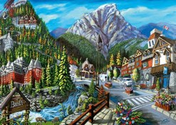 Resim Ravensburger 1000 Parça Puzzle Banff Wanderlust 164813 