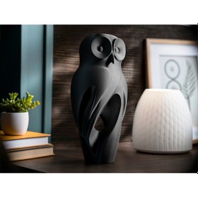 Resim 14cm Baykuş Gerçekçi Detaylı Heykel Özel Hediyelik Ofis Dekoru 