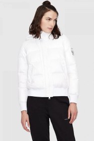 Resim Armani Exchange Armani Kadın Şişme Mont Beyaz 