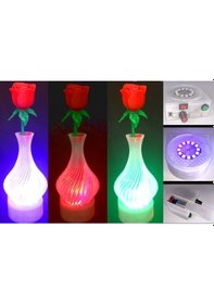 Resim Opencart Valentine Vase Dazzler: Sevgililer Günü Vazo Ve Çiçekleri İçin Renkli Led Işık Tabanı Sadece Plastik Aparattır 