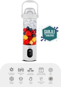 Resim Sinbo SHB-7504 Şarjlı Portatif Taşınabilir Smoothie Blender 