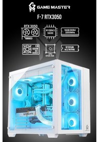 Resim Game Master F7 R5-5600 16 GB 512 GB SSD Dos Masaüstü Oyuncu Bilgisayarı 
