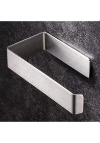 Resim Paslanmaz Çelik Tuvalet Kağıtlığı / Yapışkanlı Sistem / Banyo As 