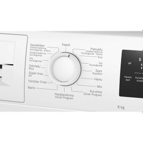 Resim Bosch WTH22202TR Serie 4 8 KG Çamaşır Kurutma Makinesi 