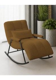 Resim Coco Sallanan Berjer & Tv Koltuğu & Dinlenme & Okuma & Emzirme Koltuğu 08-kiremit 