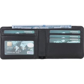 Resim Bouletta Pier Deri Erkek Cüzdan Siyah 