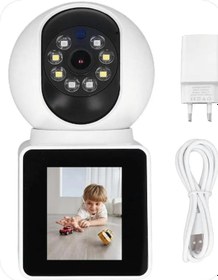 Resim 1080p Wifi Kamera Bebek İzleme Monitörü 2mp 2.4 İnç Ekran Ev Güve 